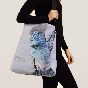 Bird Models: Mountain Bluebird 01-02 Crossbody Bag