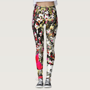 Bird Models: Pretty Peacocks 01 Leggings