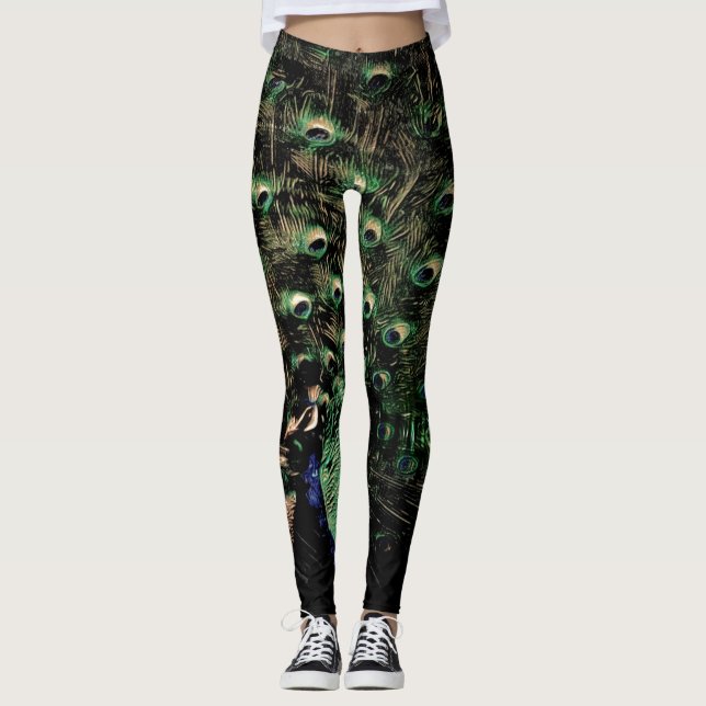 Bird Models: Pretty Peacocks 03-05 Leggings (Front)