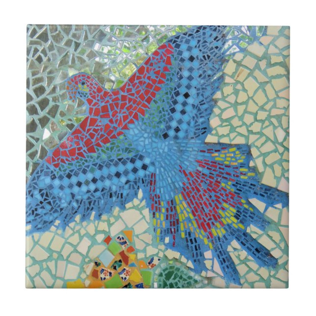 Bird mosaic tile (Front)