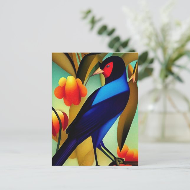 Bird- Nature Art Card (Standing Front)
