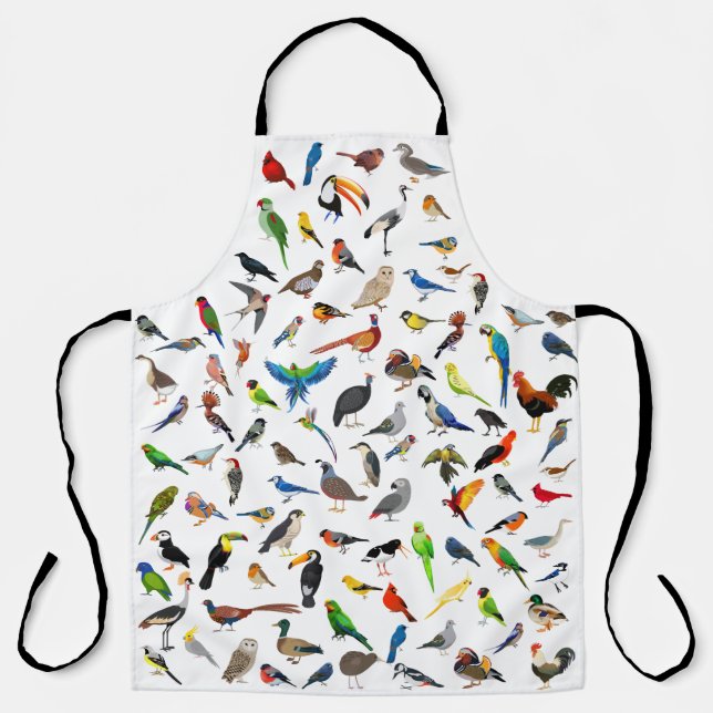 Bird Nerd Assortment Two Apron (Front)