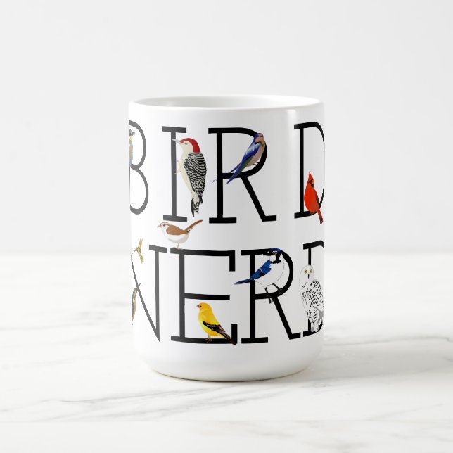 Bird Nerd Assortment Two Coffee Mug (Center)