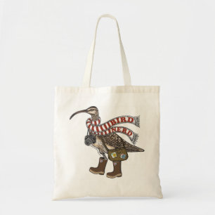Bird Nerd - Bristle Thighed Curlew, Amanda Brannon Tote Bag