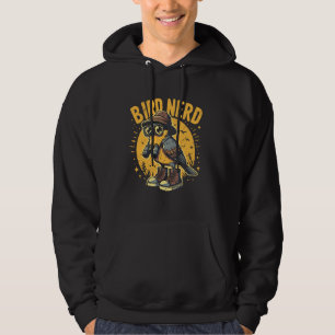 Bird Nerd Funny Bird Watching Birding Bird Lover W Hoodie