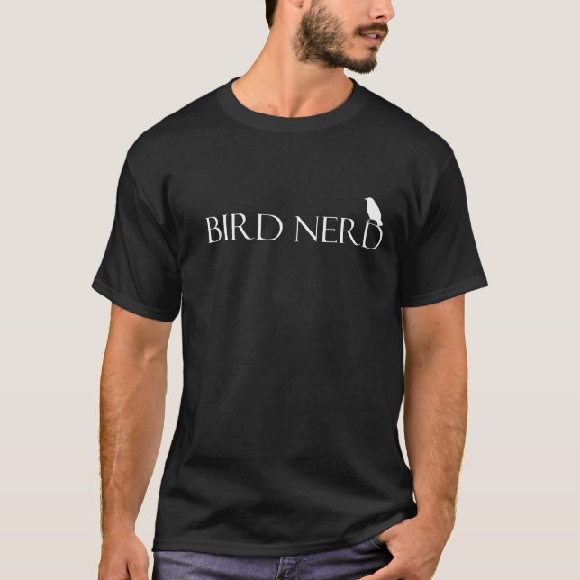 Bird Nerd T-Shirt (Front only) (Front)