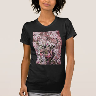 BIRD NEST,PINK WHITE  SPRING FLOWERS AND TREE T-Shirt