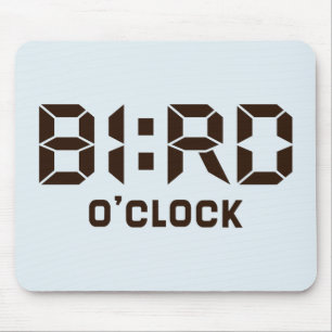 BIRD O'Clock Mouse Pad