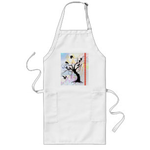 Bird of a Feather Be Unique Together Long Apron