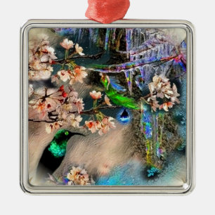 Bird of Equinox Metal Tree Decoration