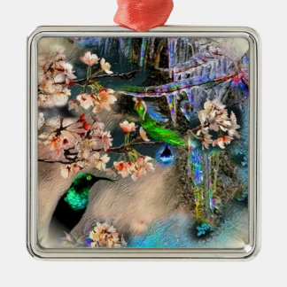 Bird of Equinox Metal Tree Decoration