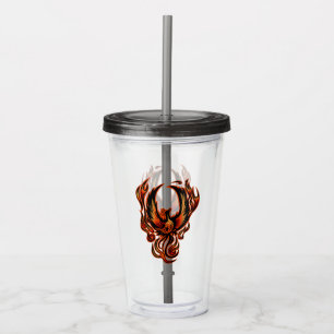 Bird Of Fire Acrylic Tumbler