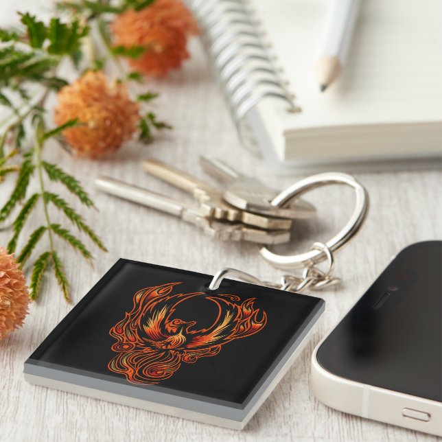 Bird Of Fire Key Ring (Front Right)