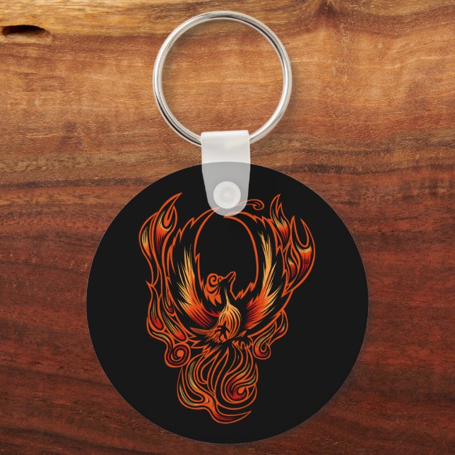 Bird Of Fire Key Ring (Back)