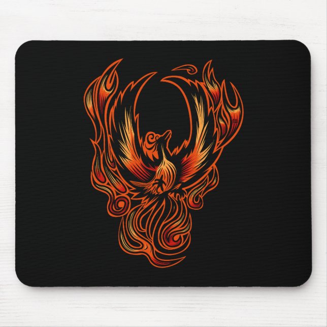 Bird Of Fire Mouse Pad (Front)