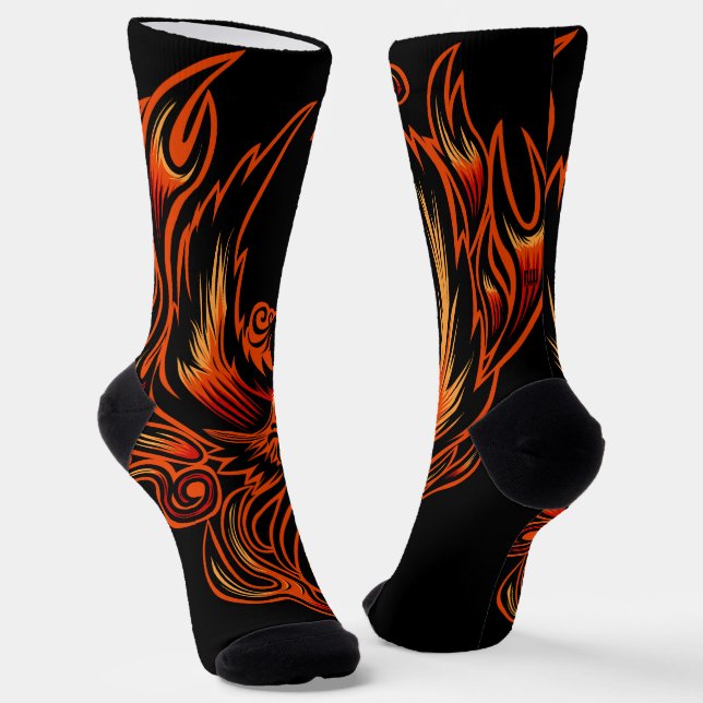 Bird Of Fire Socks (Angled)