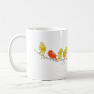 bird of hope_canary coffee mug