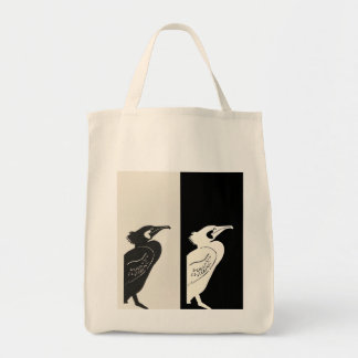 bird of hope_great cormorant tote bag
