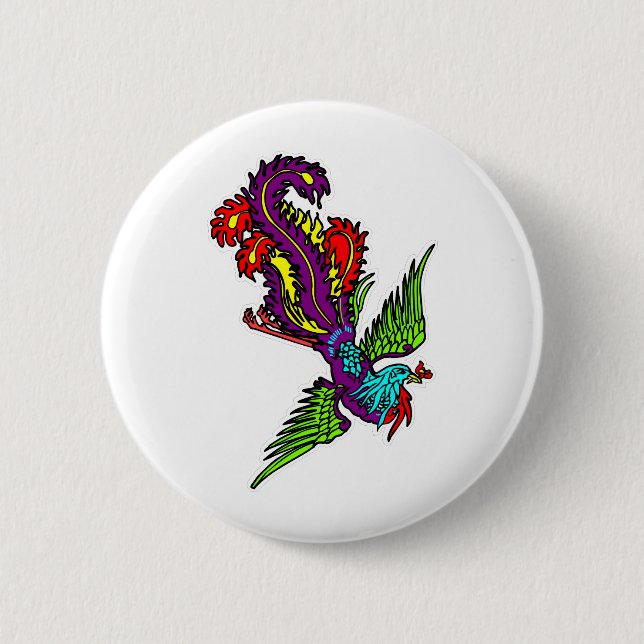 Bird Of Paradise 6 Cm Round Badge (Front)