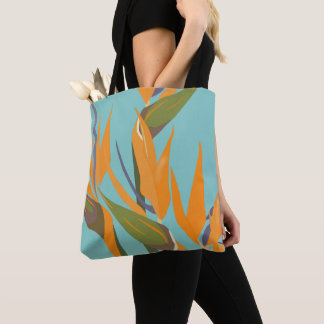 Bird of Paradise Allover Tote Bag