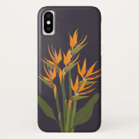 Bird of Paradise Apple iPhone x Case