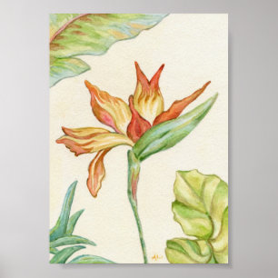 Bird of Paradise Art Print 5x7