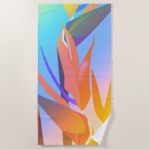 Bird of Paradise Beach Towel