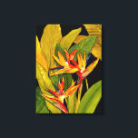 Bird of Paradise Canvas Print<br><div class="desc">Dramatic Bird of Paradise by Tim O'Toole. A beautiful and vibrant artpiece of a bird of paradise flower. | 29200Z</div>