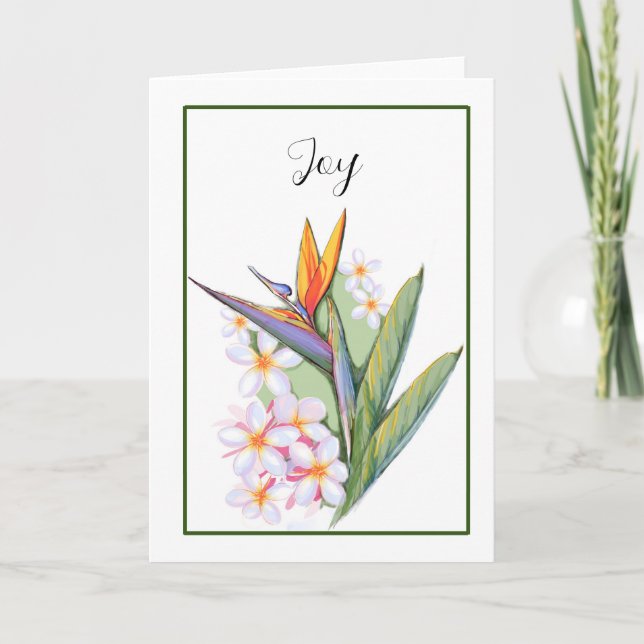 Bird of Paradise card (Front)