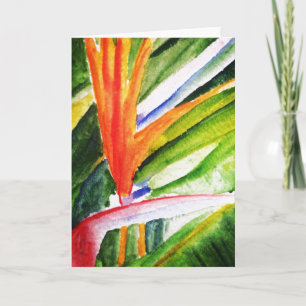 Bird of Paradise Card