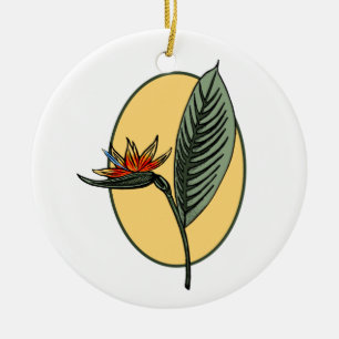 Bird of Paradise Ceramic Tree Decoration