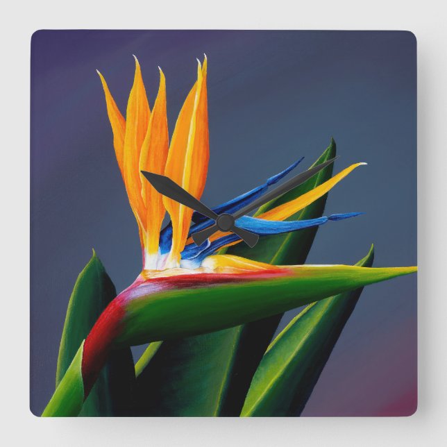 Bird of Paradise Clock (Front)