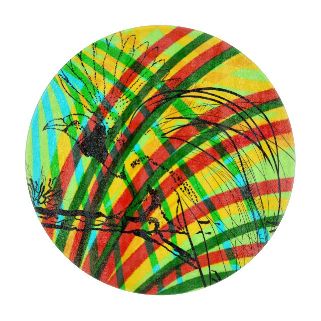 Bird of Paradise  Cutting Board (Front)