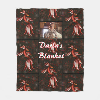 Bird of Paradise Fleece Blanket