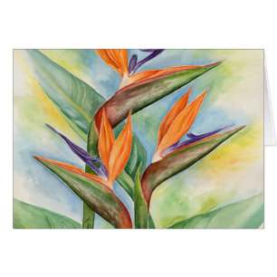 Bird Of Paradise Flower Art - Multi