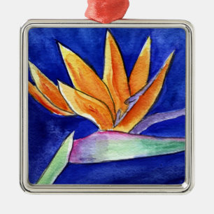 Bird of Paradise Flower Artwork Ornament Pendant