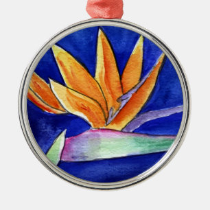 Bird of Paradise Flower Artwork Ornament Pendant