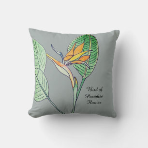 Bird of Paradise Flower  Cushion
