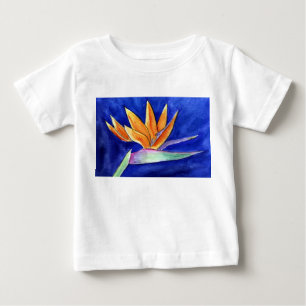 Bird of Paradise Flower Painting Art T-Shirt