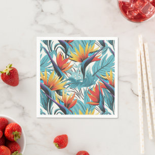 Bird of Paradise Garden Napkin