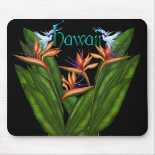 Bird of Paradise Hawaii Mousepad