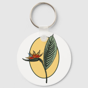 Bird of Paradise Key Ring