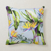 Bird of Paradise Palm Leaves Tropical Accent