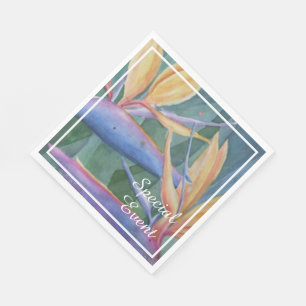Bird of Paradise Party Napkin