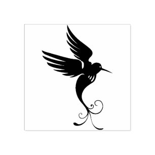Bird of Paradise Rubber Stamp
