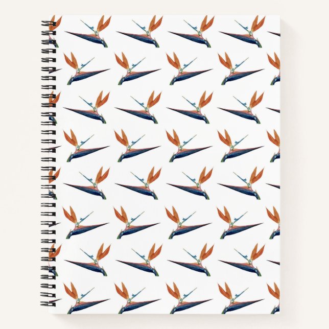 Bird of Paradise Spiral Notebook (Front)