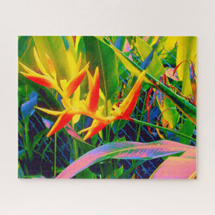Bird of Paradise tropical flower challenging Jigsaw Puzzle