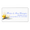 Bird of Paradise Tropical Skinny Address Label