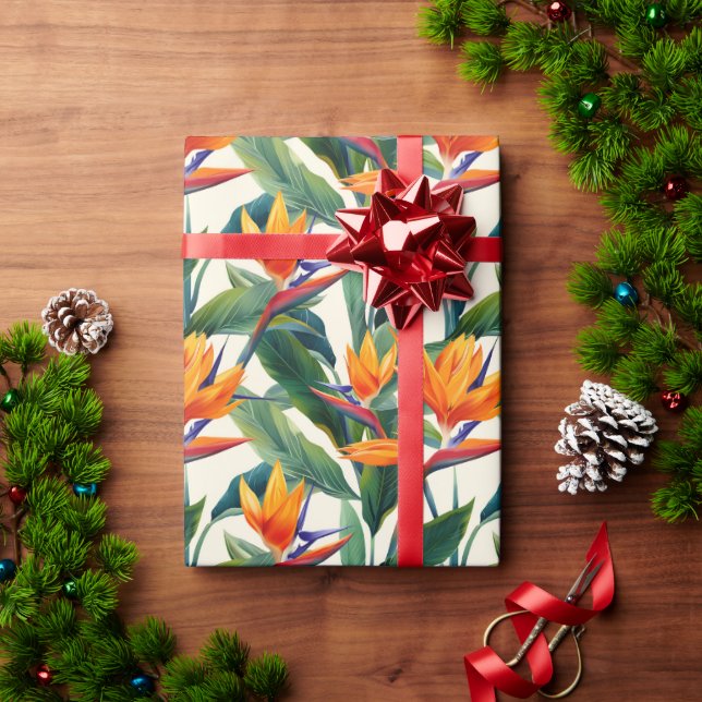 Bird of Paradise Wrapping Paper (Holiday Gift)