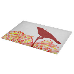 Bird on a Branch Cutting Board